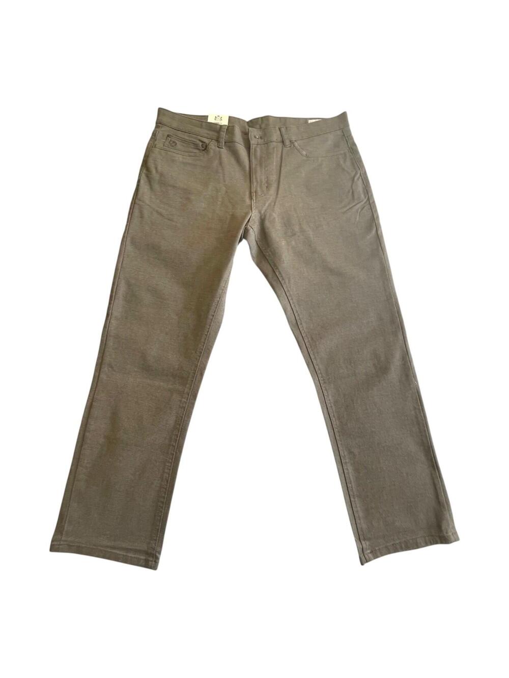 English Laundry Brown Stretch Pants 36x29 NWT Slim Fit Mens